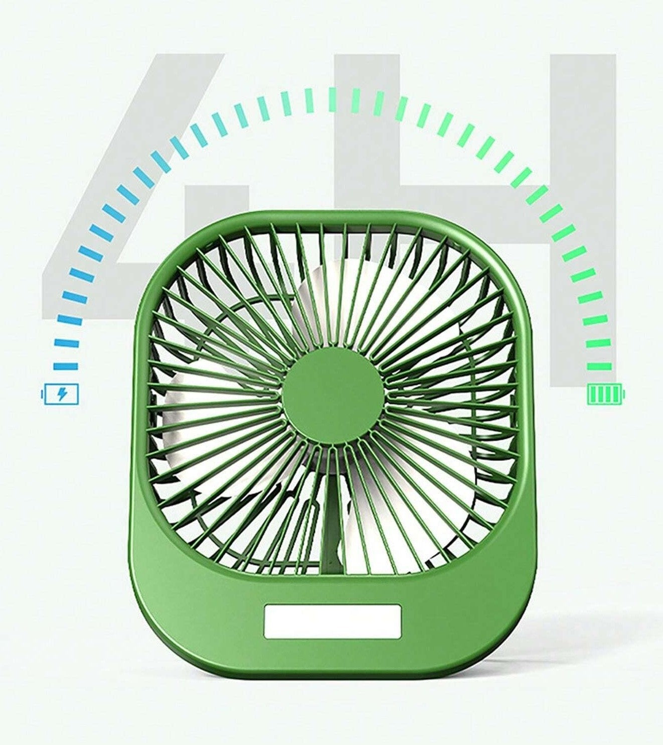 Mini Ventilator Portabil USB, 3 Trepte de Viteză și LED, Cap Rotativ 180°, Silențios și Compact – Ideal pentru Birou, Casă sau Mașină