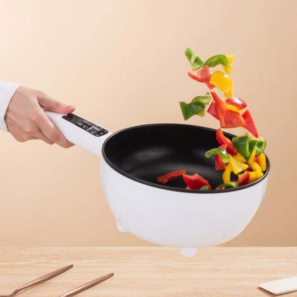 Tigaie Electrică Inteligentă Multifuncțională 3L/4L, 26/30 cm – Plită Digitală Antiaderentă, pentru Gătit Rapid și Sănătos fără Aragaz