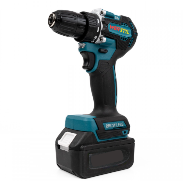 Trusa Scule WERSTIL | Autofiletanta + Flex + Rotopercutor + Masina Cu Impact | 3 Acumulatori 48V 5AH | Set Profesional Fara Fir