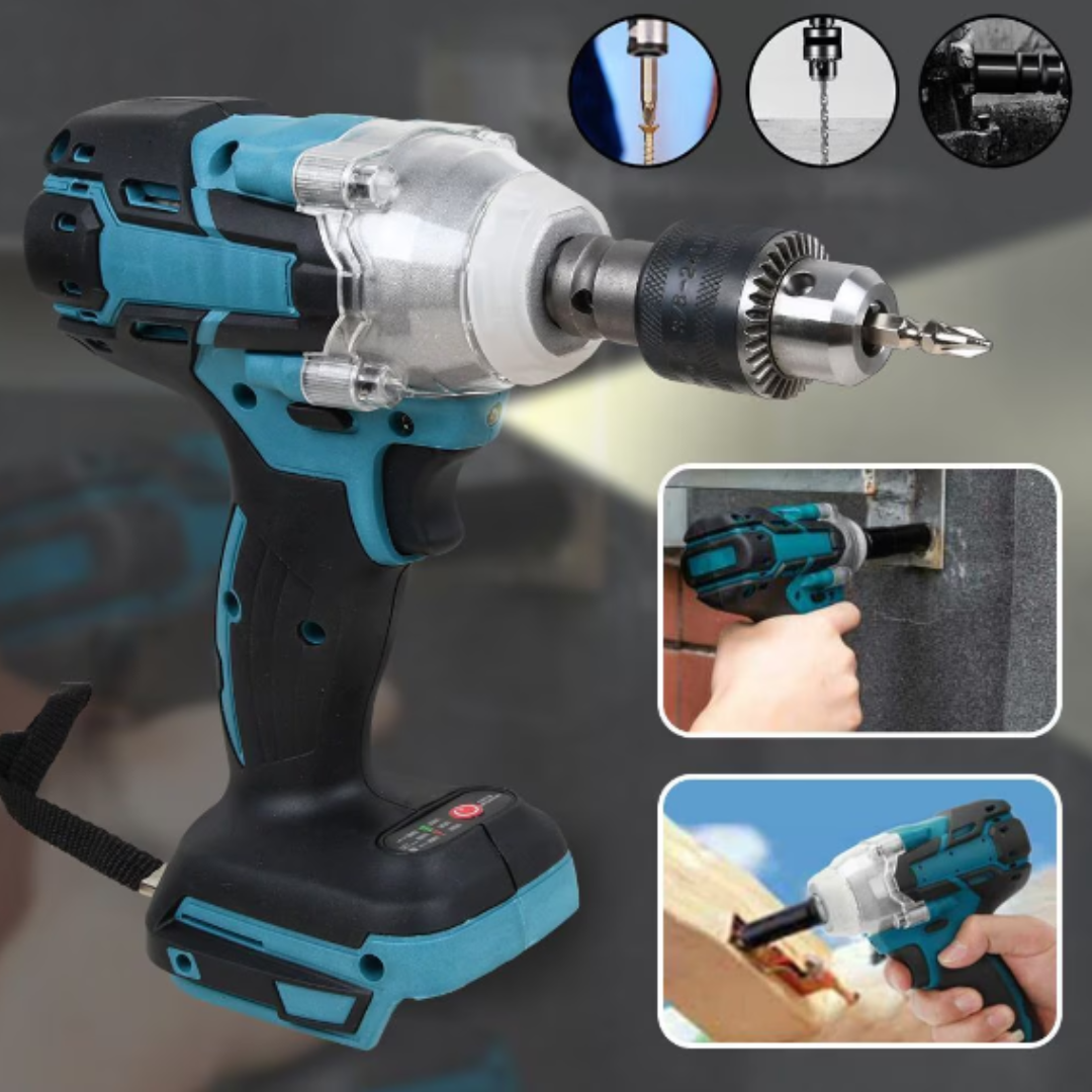 Masina de Insurubat WERSTIL cu 2 Acumulatori, Impact 18V (1/2inch, 330Nm), Incarcator și Cutie de Transport