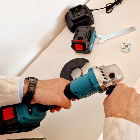 Polizor Unghiular WERSTIL, cu 2 Acumulatori Li-Ion 48V, Incarcator si cutie pentru transport