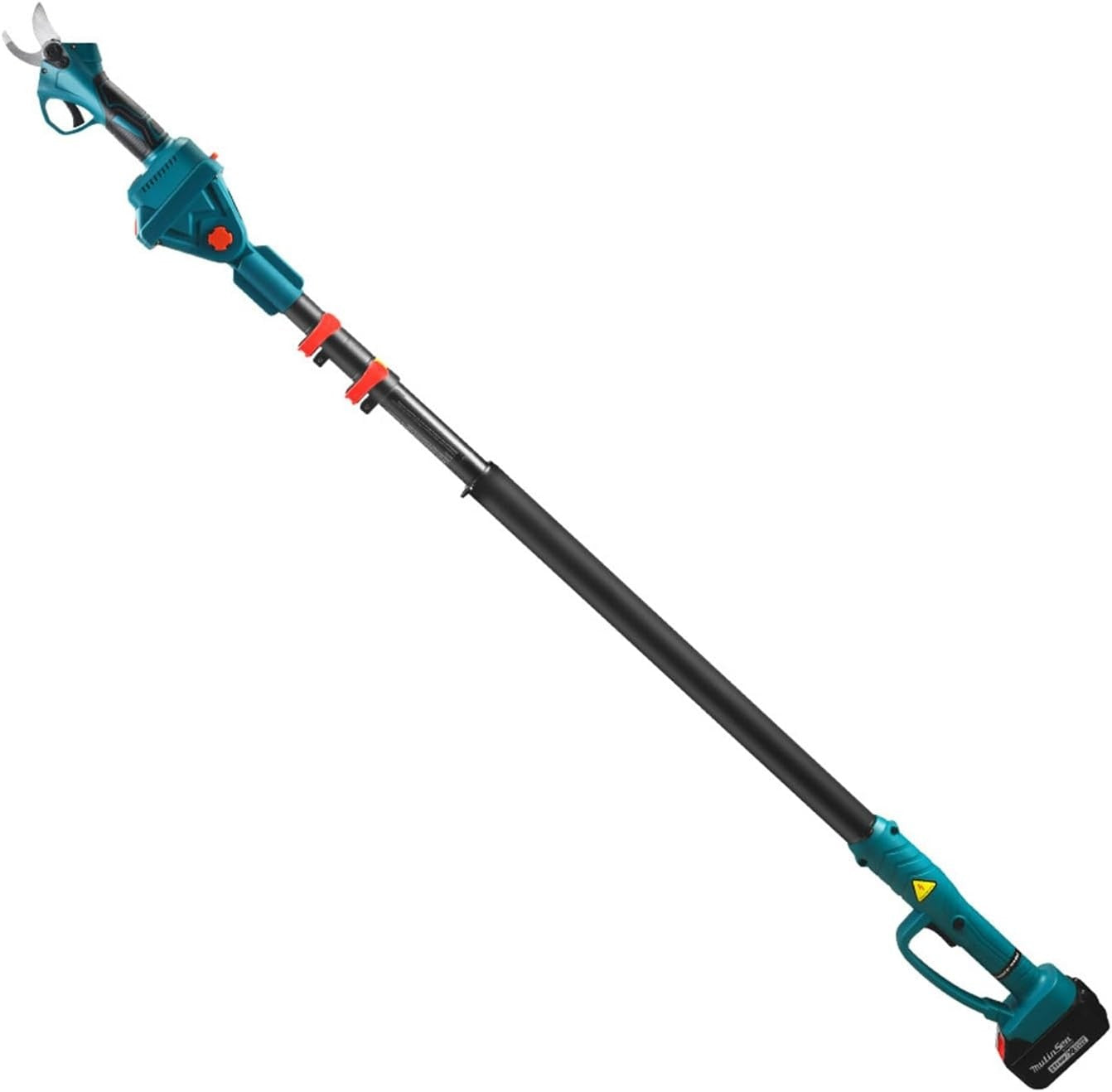 Set Foarfeca Gradina si Mini Drujba WERSTIL , 2 acumulatori & incarcator cu brat 2m telescopic , 24 V 3 Ah