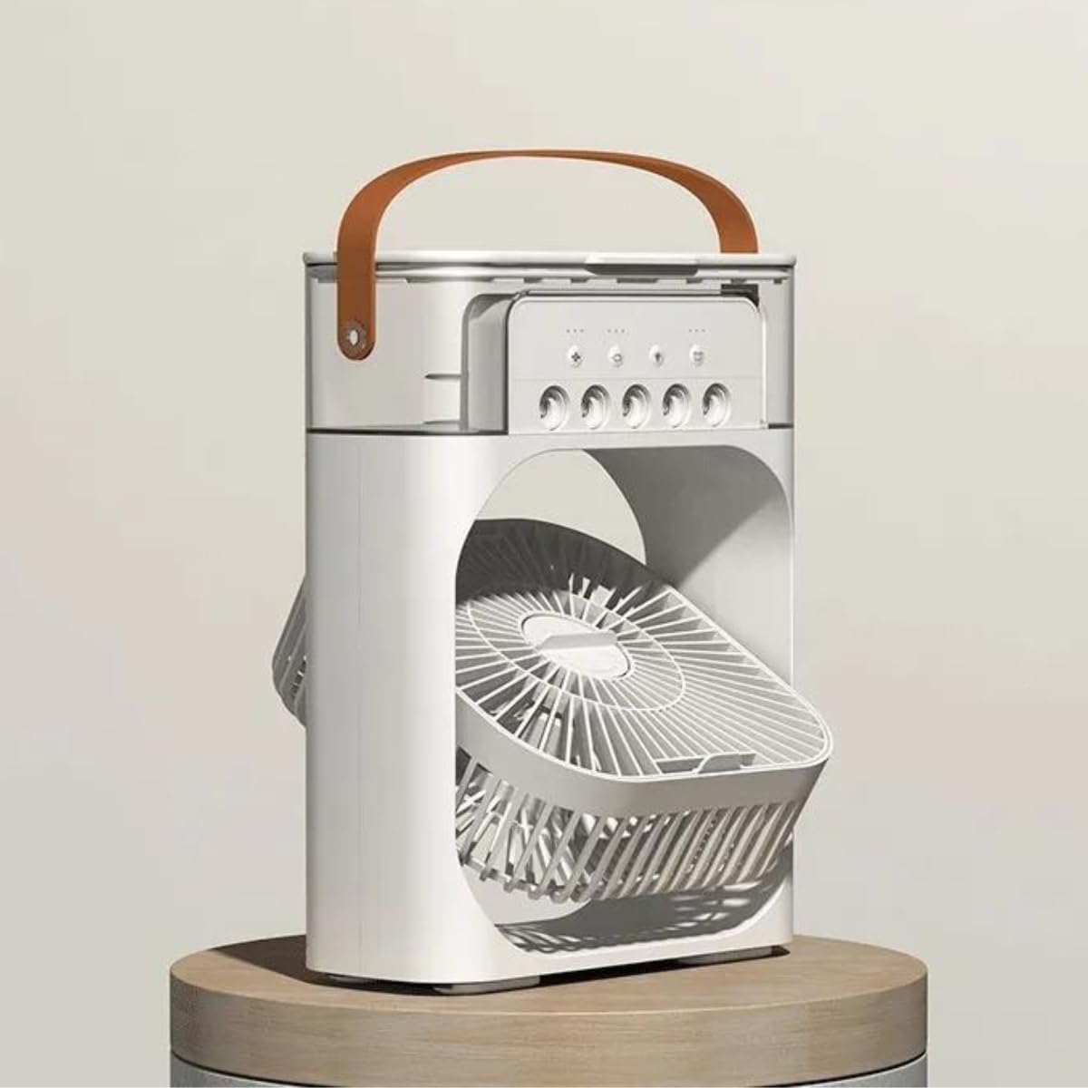 PROMOTIE 1+1 Ventilator Portabil 3 in 1, Iluminare cu 7 Culori