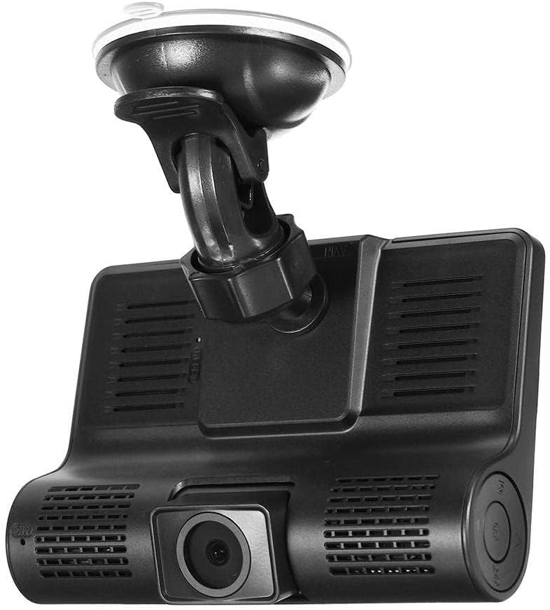 Camera Auto Tripla 3-Channel | Fata, Interior, Spate | 1080P, Unghi 140°, Detectie Miscarе, Mod Parcare