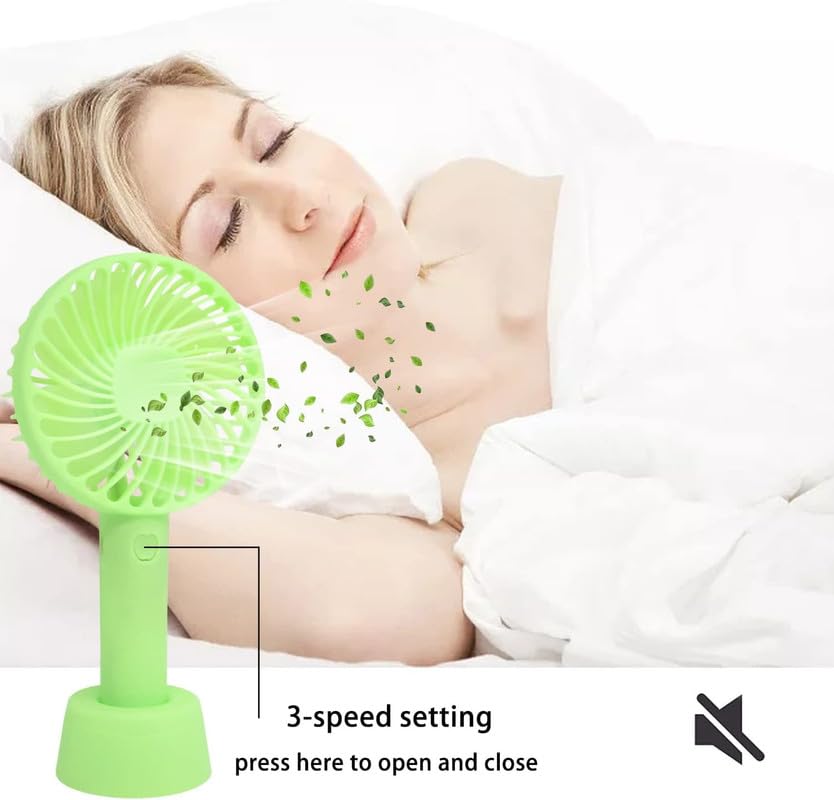 Mini-Ventilator Portabil, Putere 2W, Încărcare USB, Acumulator