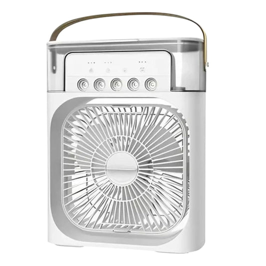 PROMOTIE 1+1 Ventilator Portabil 3 in 1, Iluminare cu 7 Culori