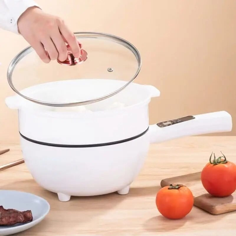 Tigaie Electrică Inteligentă Multifuncțională 3L/4L, 26/30 cm – Plită Digitală Antiaderentă, pentru Gătit Rapid și Sănătos fără Aragaz