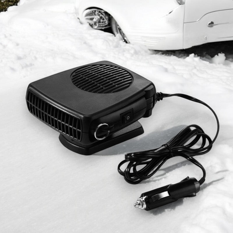 Aeroterma Auto 200 W| Incalzitor Si Ventilator Auto 2 In 1 | Dezaburire Rapida + Racire + Priza Auto