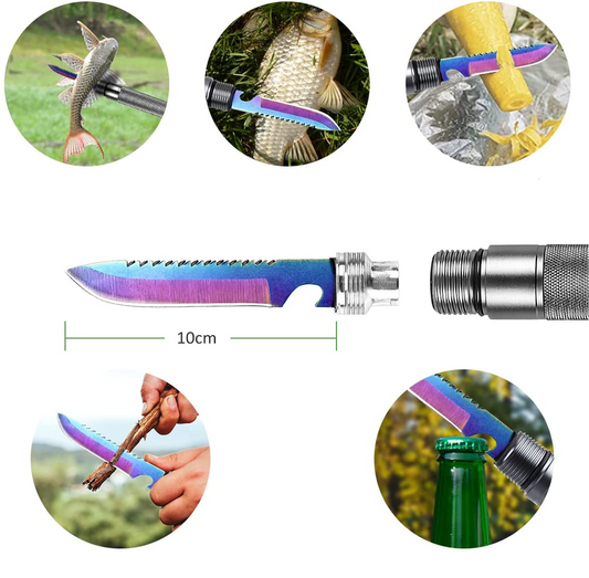 Lopata Multifunctionala Pliabila | Otel Rezistent, Cutit Tactic, Ferastrau, Amnar, Compacta Pentru Camping