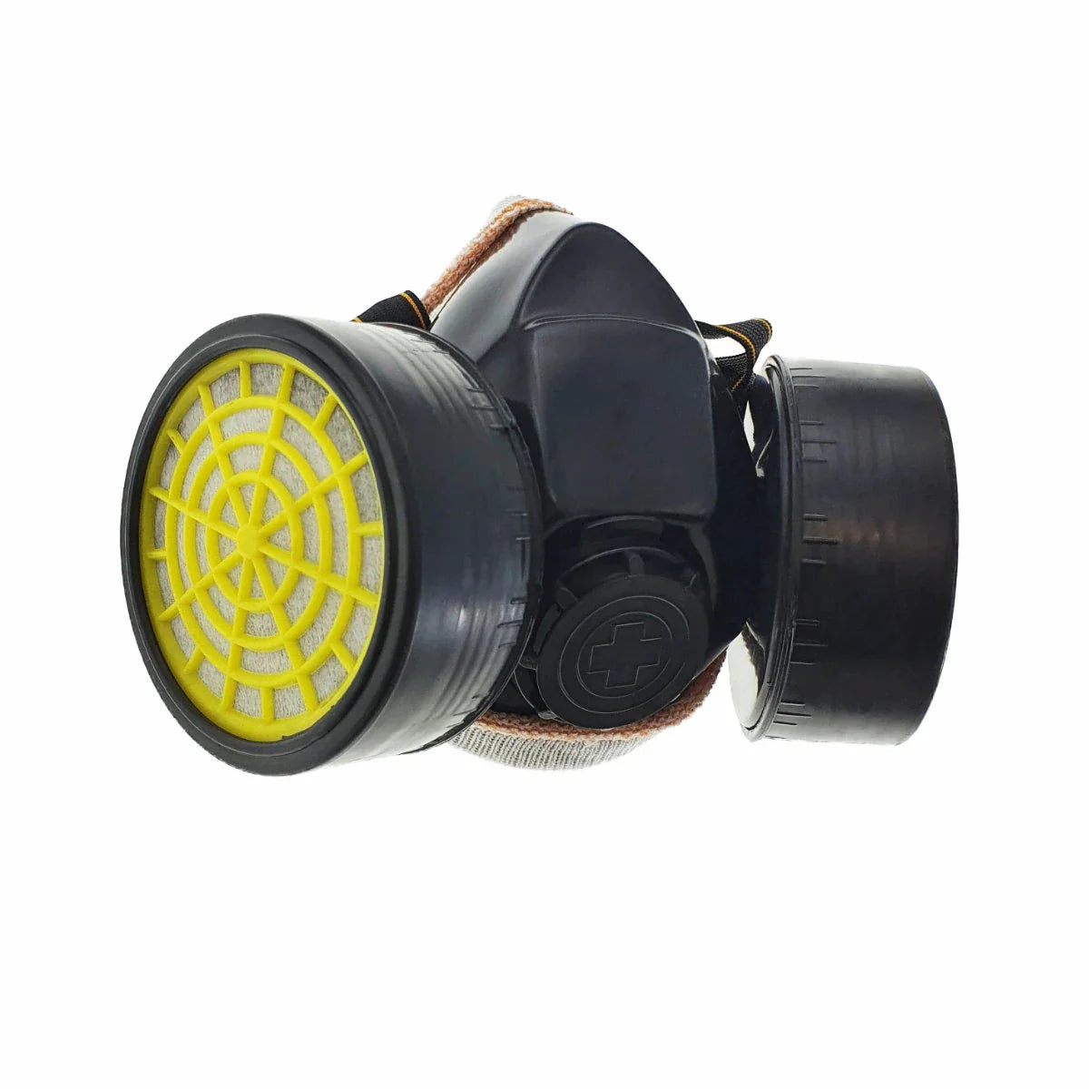 Masca De Protectie Cu 2 Filtre De Carbon Activ Si Ochelari | Anti-Praf, Anti-Vapori, Anti-Poluare