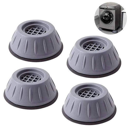 Set 4 Picioare Antisoc Si Antiderapante | Tampoane Antivibratii Universale Pentru Masina De Spalat Si Uscator