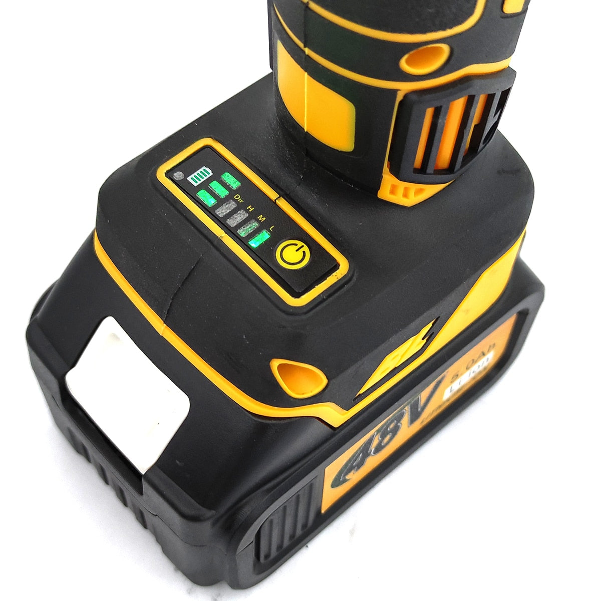 Polizor Unghiular | 48V 5Ah, 2 Acumulatori, Disc 125mm, 9000 RPM