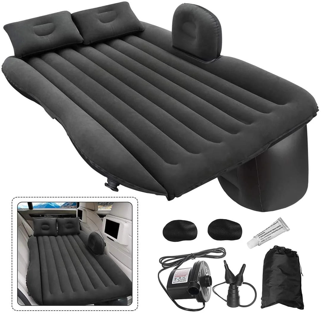 Saltea Auto Gonflabila Couch Air | Cu Pompa 12V Inclusa | 86 x 40 x 135 cm | 2 Perne + Husa Transport