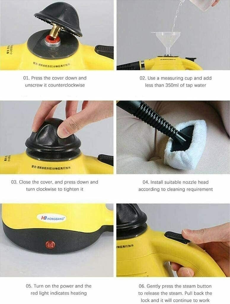 Aparat de curatat cu aburi WerStil,degresat si dezinfectat steam cleaner