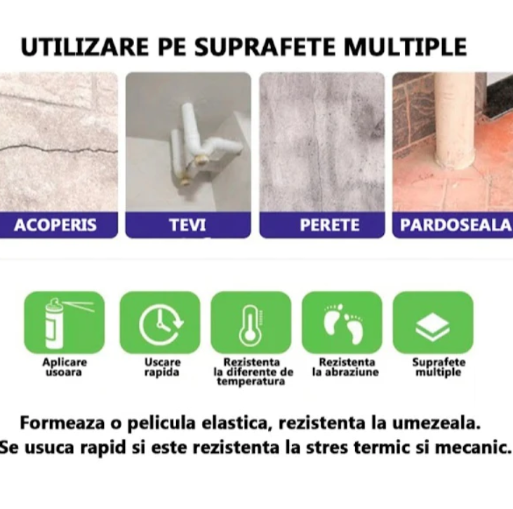 Set 2x Spray de etanșare pentru toate suprafețele WERSTIL, impermeabil, 750 ml NEGRU