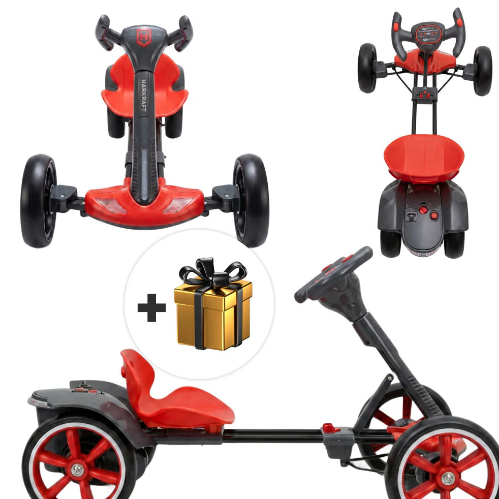 Kart Electric Copii 3-8 Ani | Motor 24V 8km/h | Roti EVA | Audio MP3 Claxon | Marsarier | 90 Min Autonomie | 4 culori disponibile