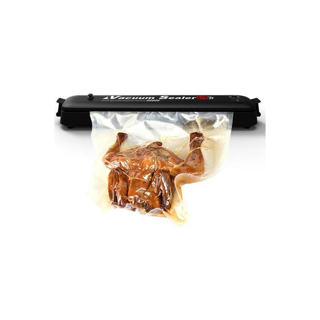 Aparat de Vidat Alimente, Automat, Negru, 90W + 30 Pungi Pentru Vidat