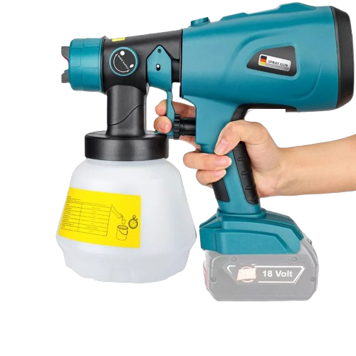 Pistol de vopsit Werstill, electric fără fir, 200W, rezervor 1000ml, 18V