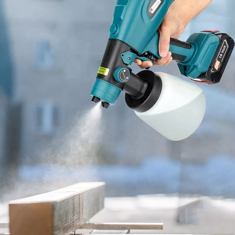 Pistol de vopsit Werstill, electric fără fir, 200W, rezervor 1000ml, 18V