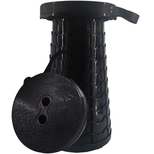 Scaun Rotund Portabil | Pliabil, Telescopic, Extensibil | Camping, Pescuit, Calatorii