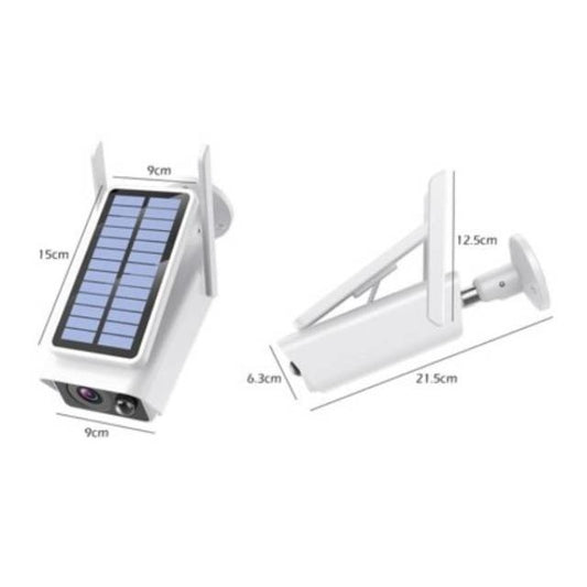 Camera IP WiFi Solara | Full HD 1080P, Senzor PIR, Night Vision 20m, Audio Bidirectional, Card 64GB Inclus, IP66