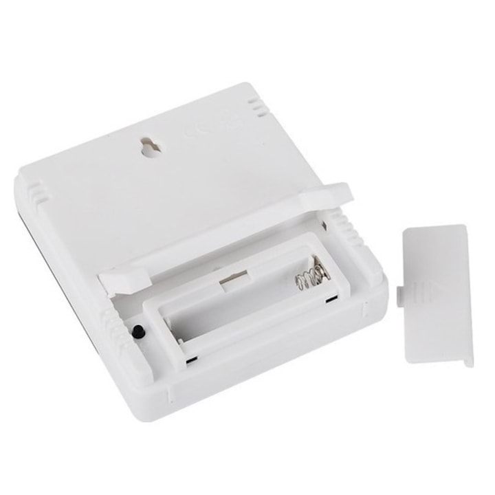 Termohigrometru Digital 3 în 1 | Ceas, Alarmă, Calendar și Senzor de Umiditate