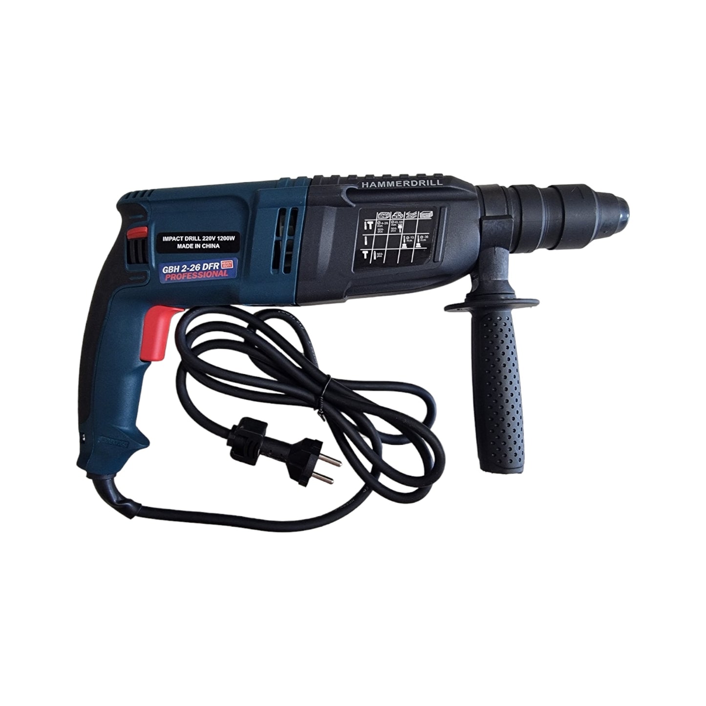 Werstill rotopercutor SDS Plus, 1100 rpm, 230V, mandrina 13 mm, control turatie