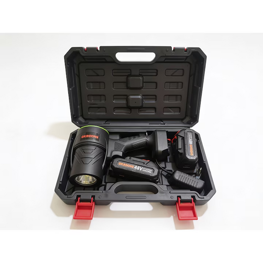 Suflanta Aer Portabila WERSTIL 1000W | 148000 RPM | Acumulator 48V | Set Cu 2 Baterii | Compacta 22x14x8.5 Cm