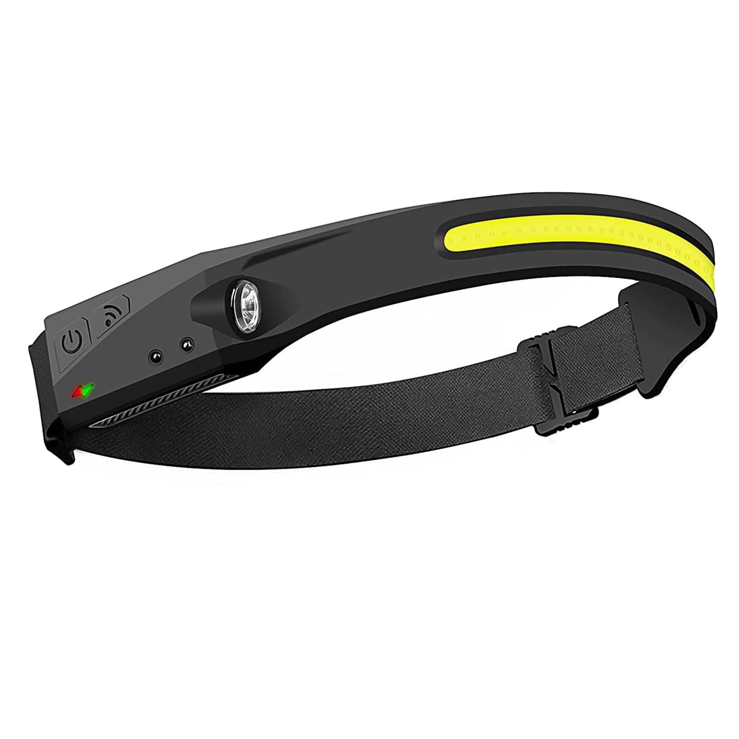 Lanterna Frontala LED | 1200 Lumeni, Senzor De Miscare, 5 Moduri Lumina, Reincarcabila, Negru