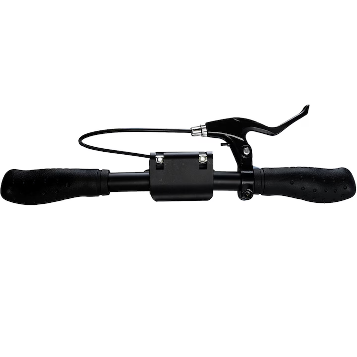 Trotineta Pliabila Cu Suspensii Si Frana Disc | Roti 200mm | Ghidon Reglabil 3 Trepte | Platforma Antiderapanta | Pana La 100kg