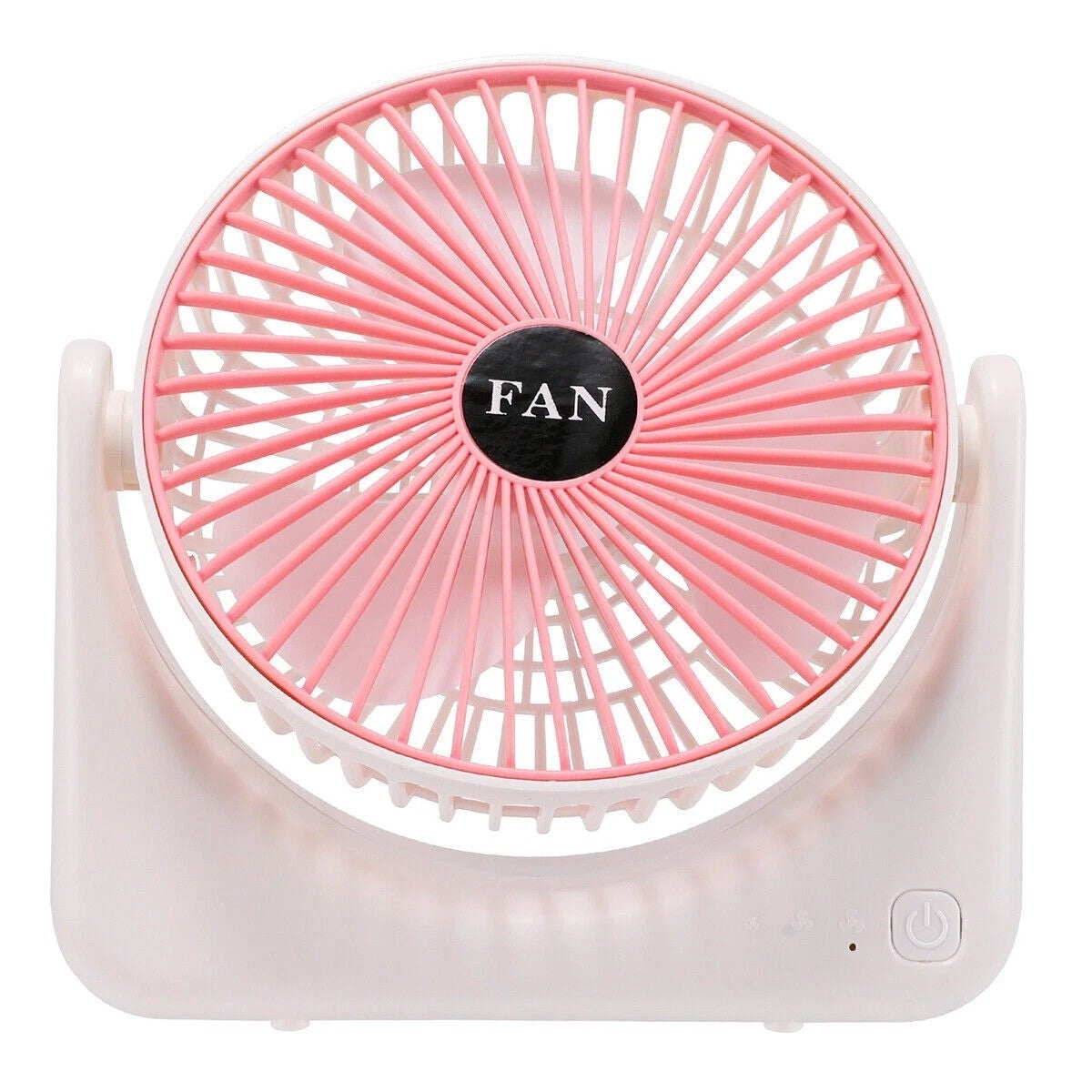 Ventilator Portabil cu 3 Trepte de Viteză și Baterie Reîncărcabilă – Design Compact și Silențios, USB, Ideal pentru Birou, Casă și Excursii