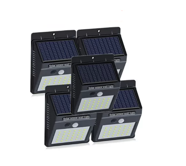 Set 6 lampi solare cu 30 led - senzor de lumina
