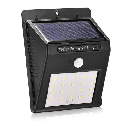 Set 6 lampi solare cu 20 led - senzor de lumina