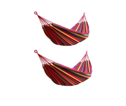 1 + 1 GRATIS - Hamac dublu, din bumbac, 200 x 160cm, Aden