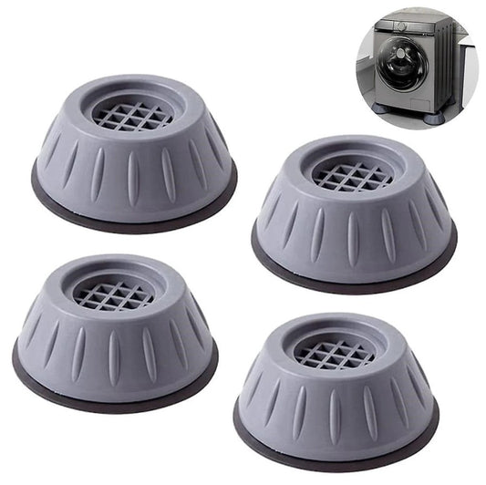 Set de 8 picioruse, anti-zgomot si antiderapante, suporti amortizare vibratii masina de spalat, amortizoare uscator de rufe, frigider, mobilier