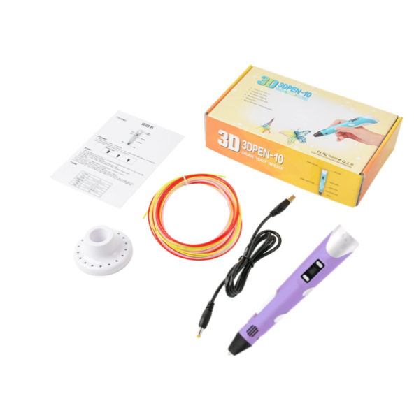Creion inteligent de imprimare 3d afisaj digital, graffiti cu 13 filamente de rezerva