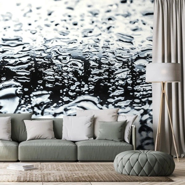 Folie Autoadezivă Tip Tapet, 60x300 cm, Culoare Argintiu Texturat – Rezistentă și Impermeabilă, Ideală pentru Pereți și Mobilier