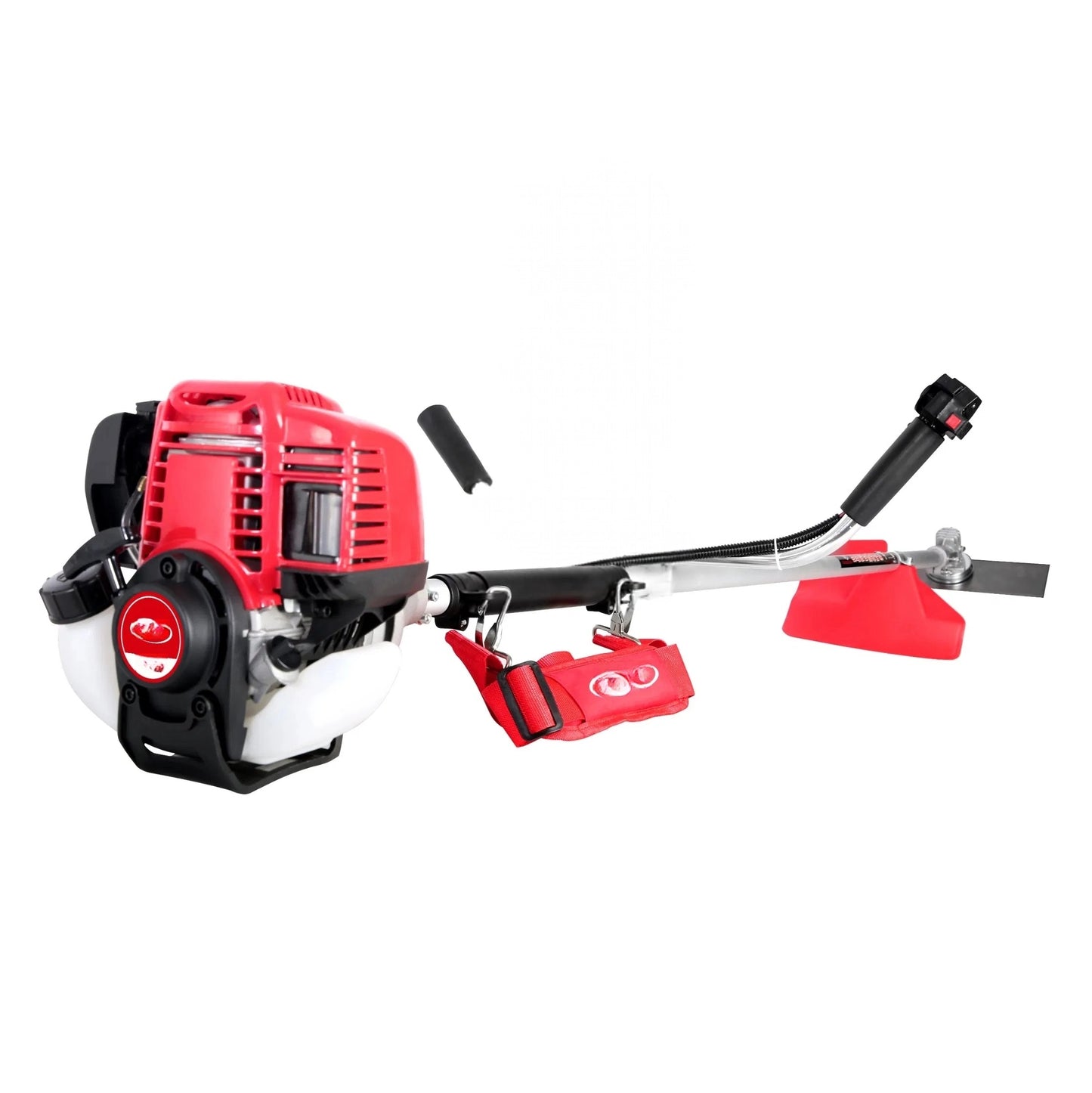 Motocoasa pe Benzina, 1.7 CP, Motor 2 Timpi, Diametru Taiere 20 cm, Disc 3 Lame si Bobina Fir
