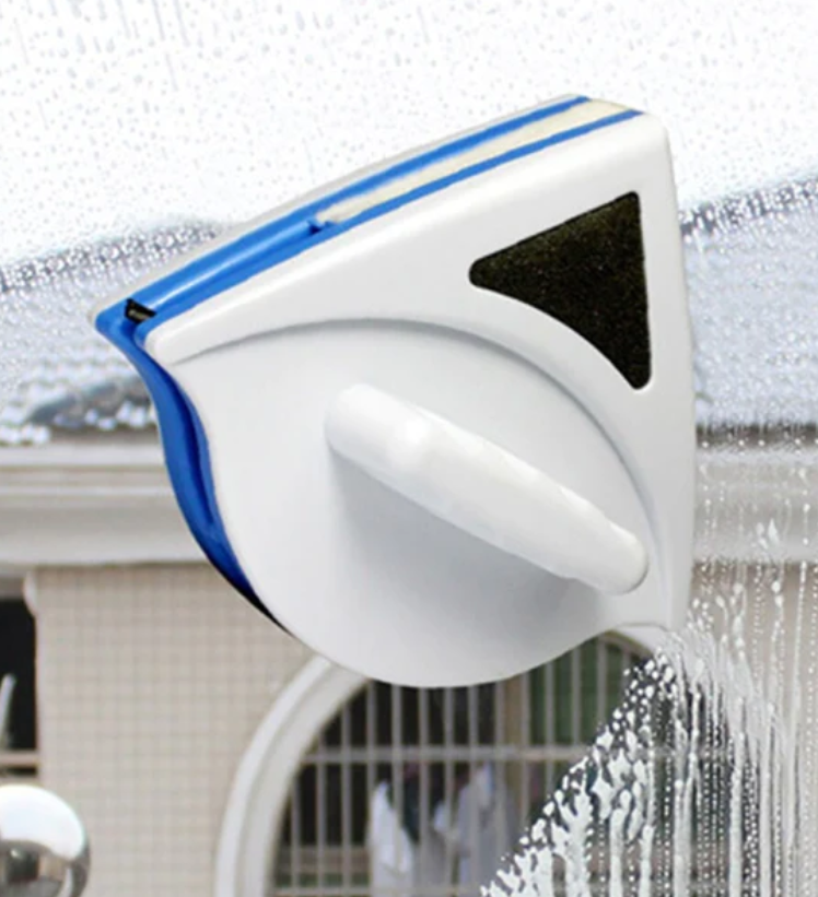Stergator magnetic dublu pentru geamuri