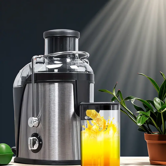 Storcator Electric de Fructe si Legume 800W | Vas Mare 1.5L | Lama si Sita Inox | Tub Alimentare XXL