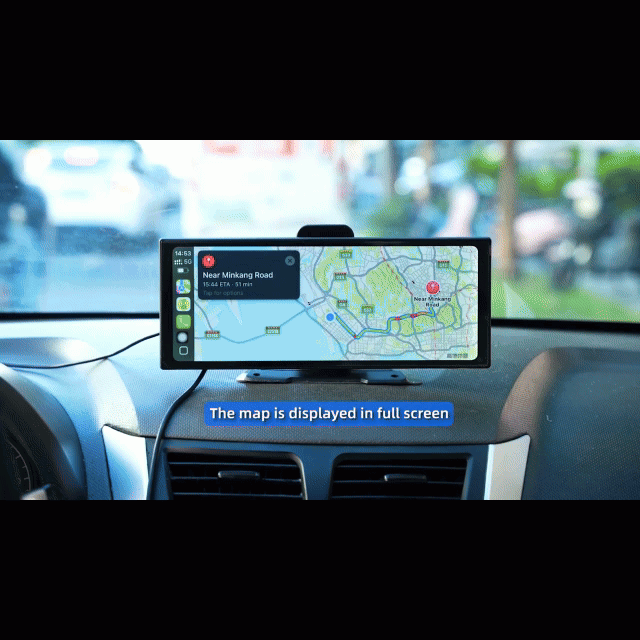 Navigatie auto touchscreen HD 10.26 inch cu CarPlay Wireless, camere fata si spate, Bluetooth, oglindire ecran, universala 12V