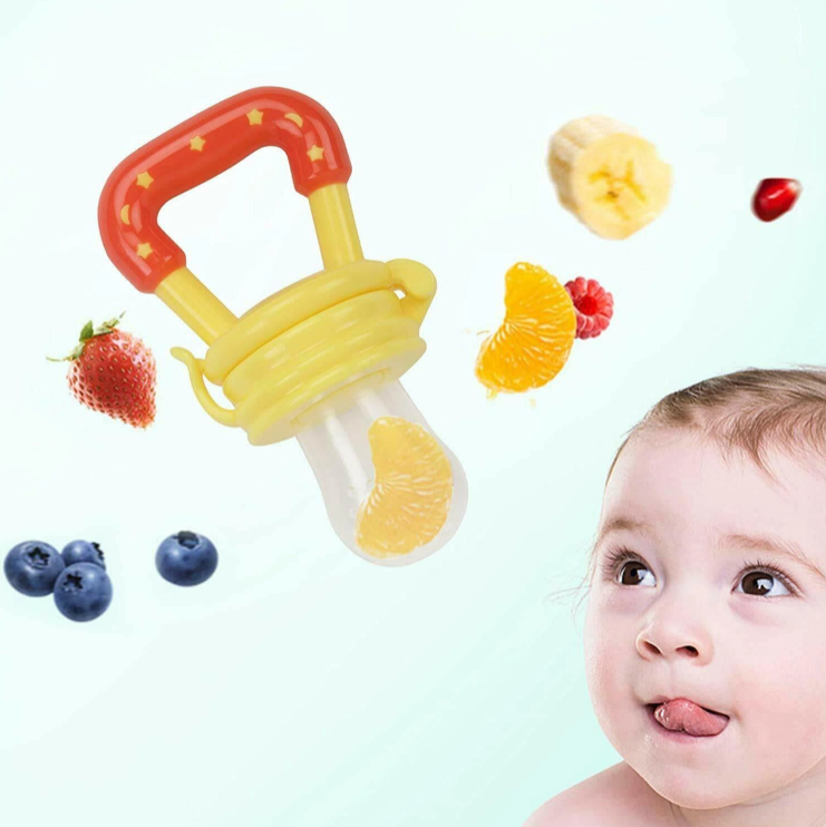 PROMO Set Complet Piese Hranire Bebe + Suzeta Pentru Fructe | Silicon Fara Alergeni | Diversificare: Baveta, Farfurie, Bol, Cana, Lingurita Si Furculita
