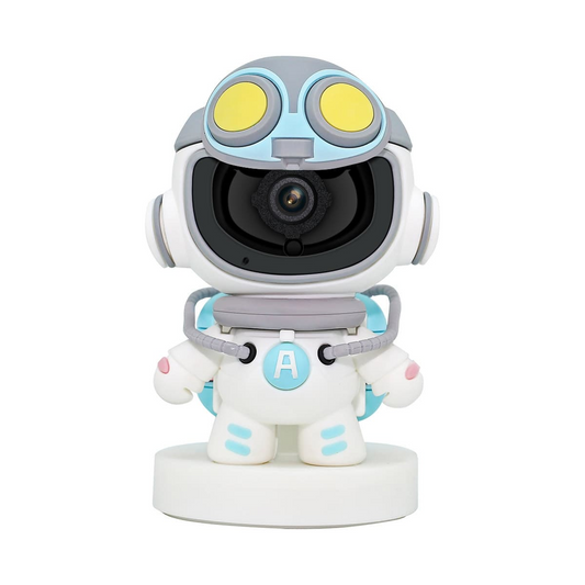 Cameră WiFi de Interior în Formă de Astronaut, Rotire Panoramică, Audio Bidirecțional