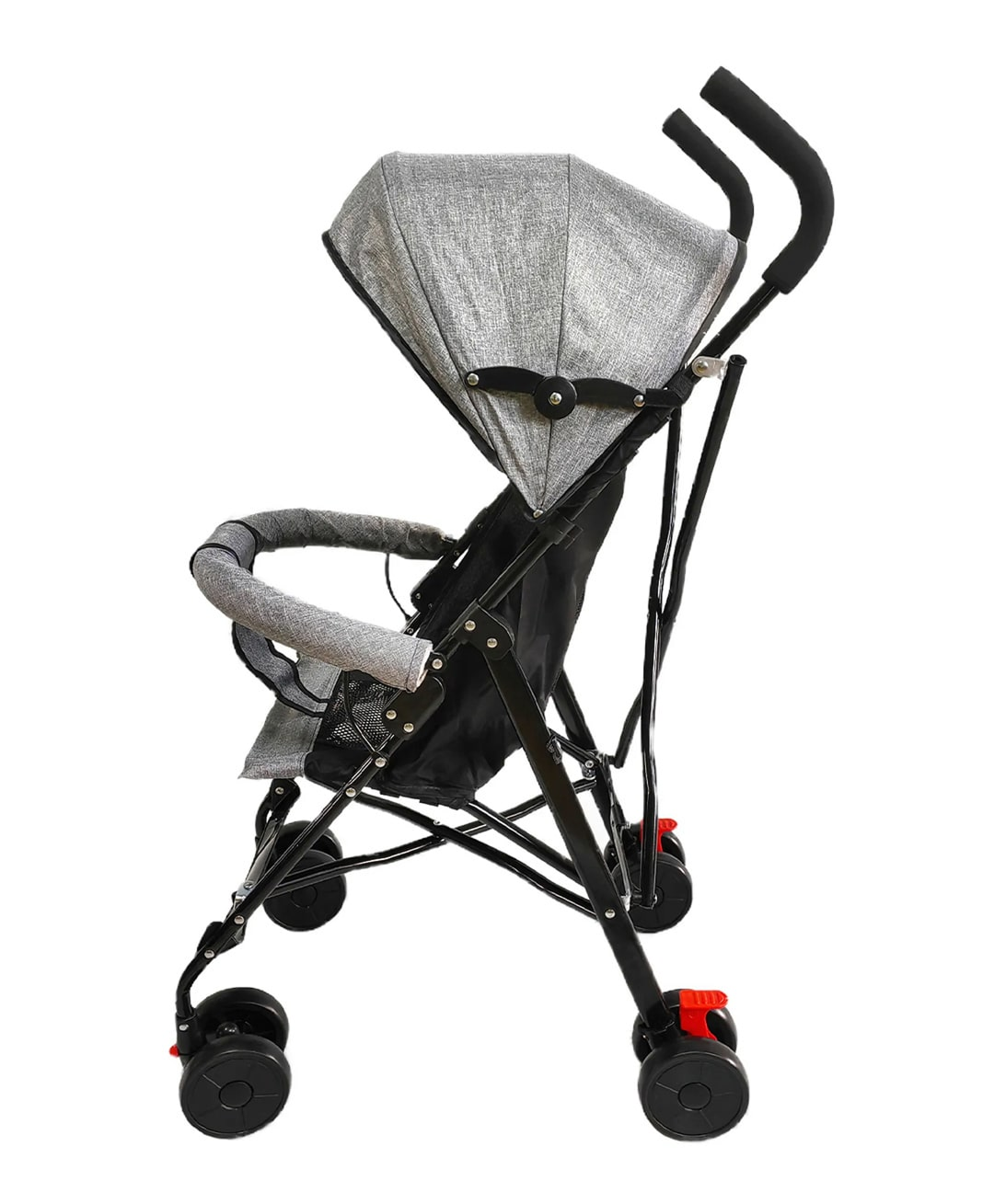 Carucior Bebe Pliabil Ultra Usor 4.2kg | Spatar Reglabil 95-175° | Centura 5 Puncte | Copertina Extensibila | Roti 360°