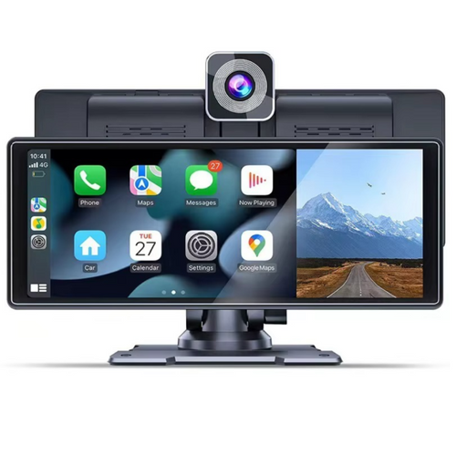 Navigatie auto touchscreen HD 10.26 inch cu CarPlay Wireless, camere fata si spate, Bluetooth, oglindire ecran, universala 12V