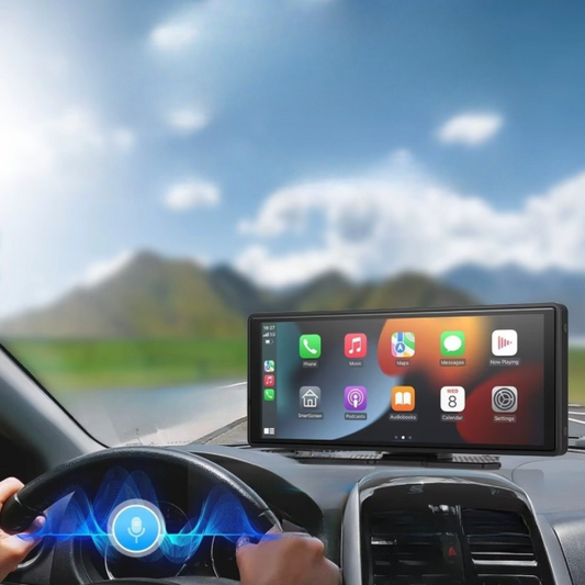 Navigatie auto touchscreen HD 10.26 inch cu CarPlay Wireless, camere fata si spate, Bluetooth, oglindire ecran, universala 12V