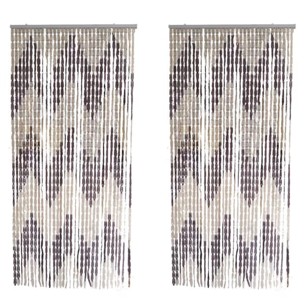 1+1 PROMO Plasa Muste Usa PVC 90x200 Cm | Protectie Insecte | Rezistenta UV | Montaj Usor | Bej Maro