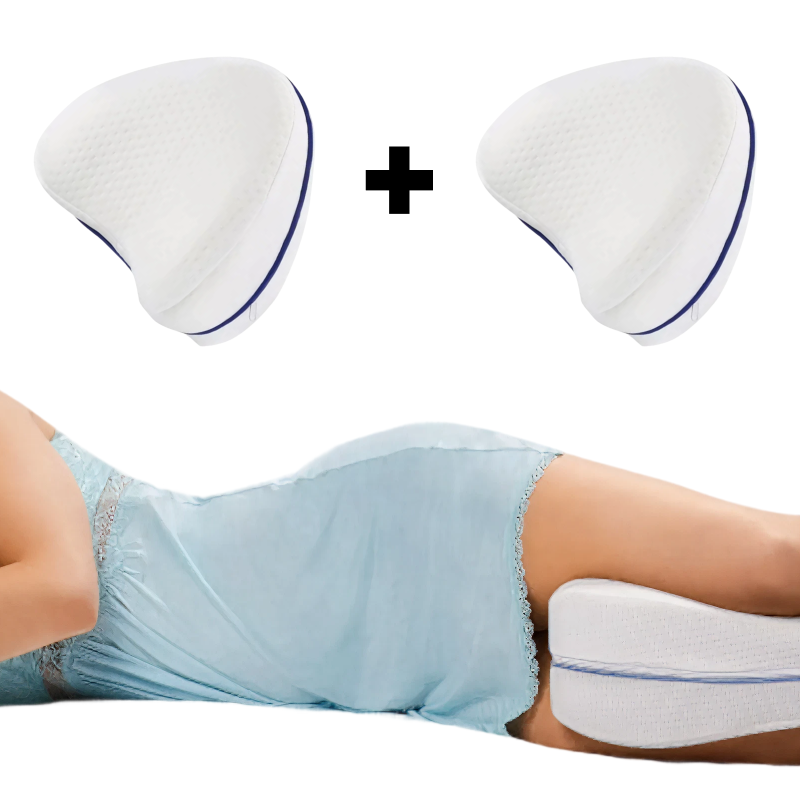 Set 2 Perne Ortopedice Pentru Genunchi Si Picioare | Spuma Memory Foam | Suport Lombar & Corectarea Posturii