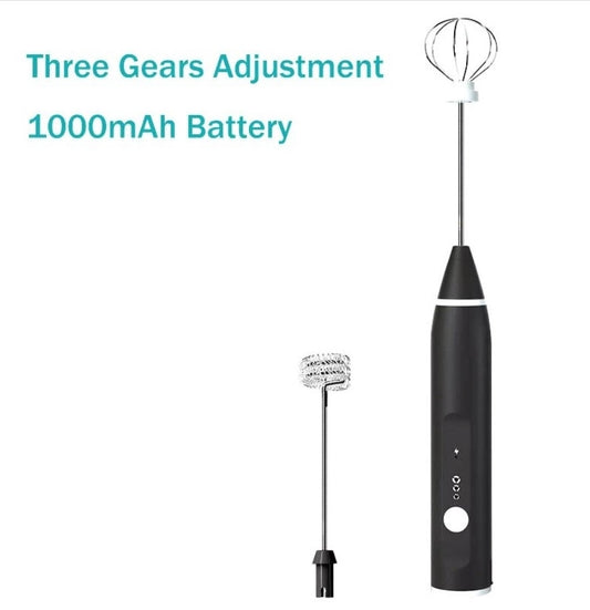 Aparat de spumat electric pentru lapte,incarcare cu usb,mixer cu 3 viteze