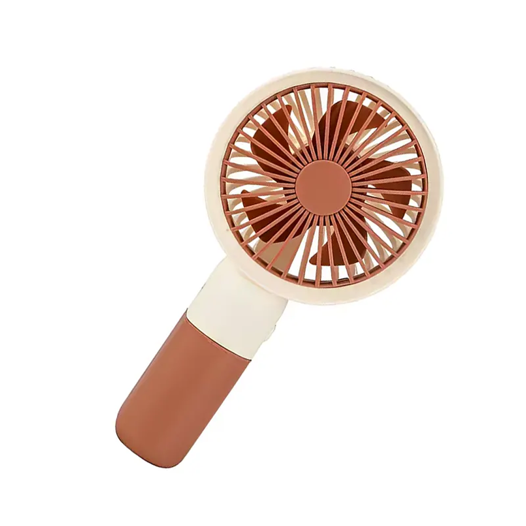 Pachet 1+1 Ventilator Mini Portabil | Mana si Birou | Baterie Incorporata | Incarcare USB